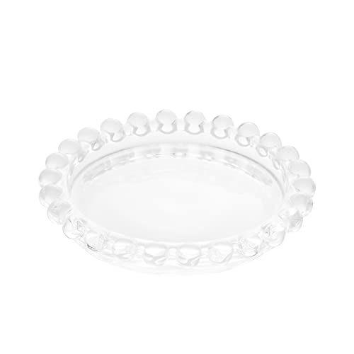 Wolff Pearl Conjunto de Pratos de Cristal 4 Peças, Transparente, 10 cm