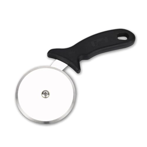 Image of Royal Stainless Steel Large Pizza Cutter | Premium Pizza Cutter - Ideal for Cutting Pizza /Sandwich /Breads /Burger /Paratha | Rotating Slicer