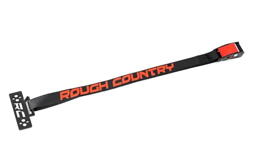 Rough Country Universal Cooler Tie-Down Kit - 117710, 1in wide Cam Straps, Black - image 5