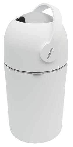 Lixeira Mágica Antiodor para fraldas Sistema de vedação Branco Ka...