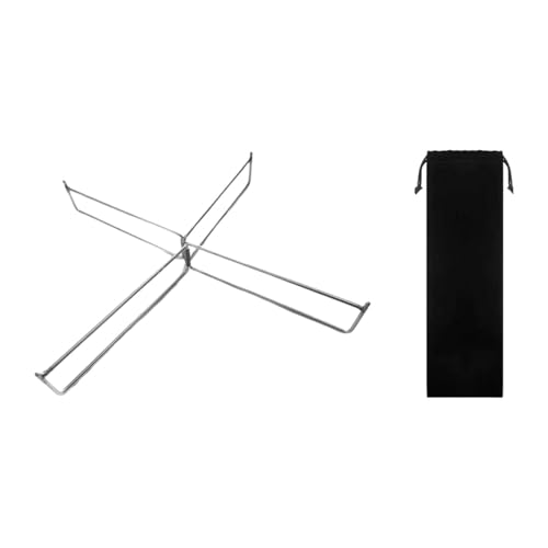 T Tooyful 折りたたみ式クーラースタンド アイスボックスホルダー ユニバーサルポータブル クーラーホルダー ステンレススチール製 クーラーボックス スタンド ウォータースタンド 荷物置き台 簡単設置 コンパクト収納 多機能収納ビンスタンド 荷物ラック バーベキュー屋外用