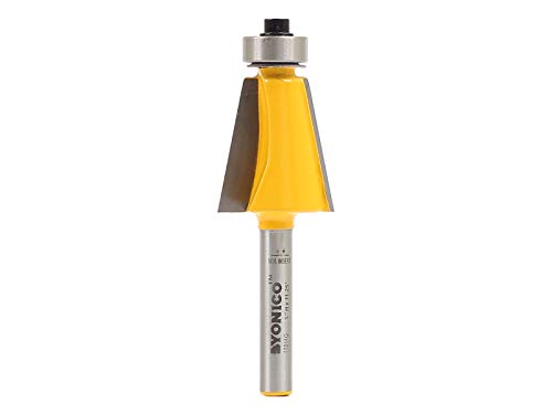 Image of YONICO Router Bits Bevel Edge Forming 11.25 Degree 1 /4-Inch Shank 13911q