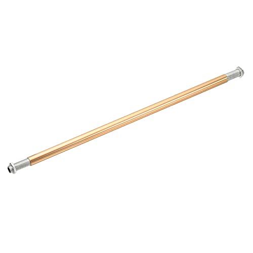 Image of MECCANIXITY Threaded Extension Rod, 11.8 inch Lamp Pipe with Connector Light Fixture for Pendant Light Island Lighting Chandeliers Stems, French Gold 4 Set