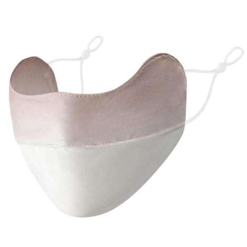 FLKWOP Máscara de protección solar de seda de hielo para mujeres y hombres, protección UV, para ciclismo, correr, transpirable, color degradado, caqui, Taille unique