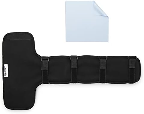 Brilliance Depot Sousaphone Shoulder Pad - Neoprene Cover with Velcro Fasteners Complete with All Purpose Cleaning Cloth for Musical Instruments