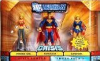 Mattel DC Universe Infinite Heroes 3 - Pack Wondergirl / Superman / Supergirl