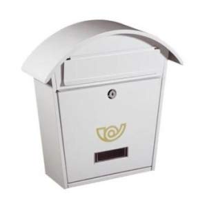 Casetta Postale Alubox CHALET Lamiera zincata colore Bianco - ALUBOX 29CHALETBI