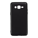 Shantime Soft Case Compatible with Samsung Galaxy Grand Prime G5308W, Slim Shockproof Bumper Protective Back Cover, Anti-Scratch Flexible Shell, Grip-Friendly(Black)