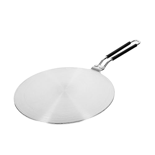 SOLUSTRE Induction Hot Plate Adapter Steel Induction Hob Cookware Adapter Gas Stove Protector