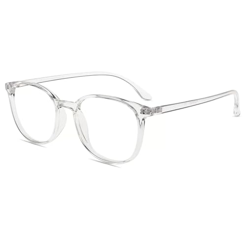 Firmoo Blaulicht Brille Computerbrille für Bildschirme, Blaulicht UV Schutzbrille Damen Herren TR90 Transparent