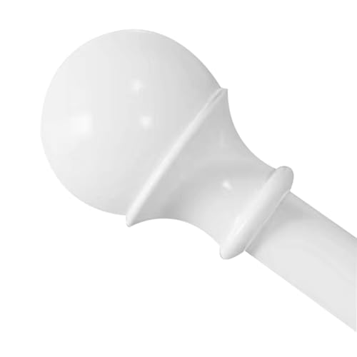 White Industrial Curtain Rods for Windows Modern Design Decorative Drapery