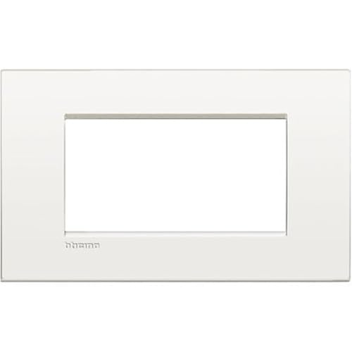Bticino LNC4804BN Placca Livinglight Air 4 Moduli, Bianco...