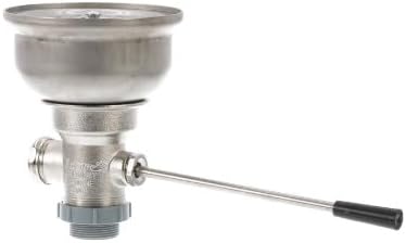 Encore Lever Handle Box Pattern Drain, 6-1/2" Sink Opening with 1-1/2" Sink Outlet