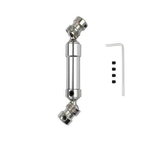 RC�J�[�p�[�c�A�N�Z�T���[ For Wltoys 12427 12423 12428 12429 ���^�����A�h���C�u�V���t�g 80mm-100mm 1/12 RC�J�[�p�[�c�A�N�Z�T���[(Silver)
