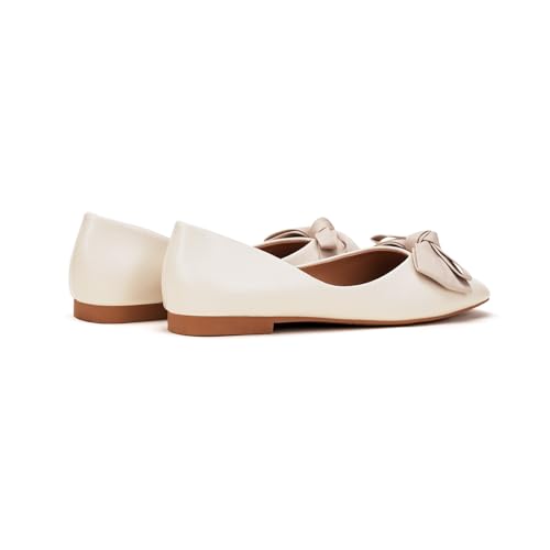 Image of C.Paravano Flats for Women | Ballet Flats | Square Toe | Dressy Casual Shoe