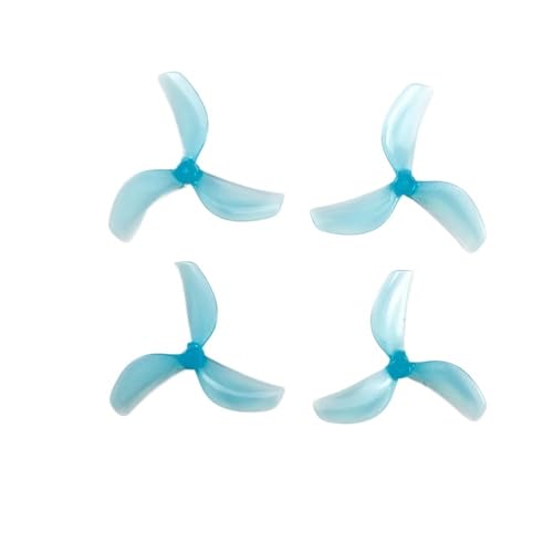 Hélice drone 45mm 3 pales bleu azur pour vos sessions de vol de précision en intérieur