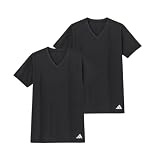 綿100% 天竺編み 2枚組VネックTシャツ APB7152 メンズ