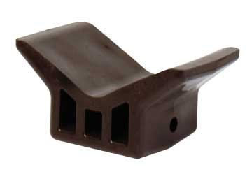 Tie Down Bow Stop V-style 4in Black 86421