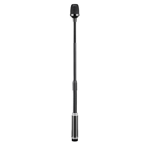 Microfono a collo d'oca cardioide con interruttore - lunghezza 55 cm, Nero - STILE 550S - SpA