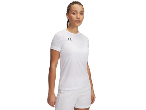 Maillot Challenger Femme Under Armour haut de sport noir léger