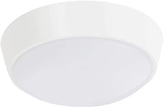 10W LED 4000K IP54 Round Circular Flush Wall ceiling Mounted Bulkhead Light Fitting for Indoor,Outdoor,Bathroom,Bath,Office,Kitchen,Hallway,Corridor,Utility,Garden,Garage,Shed,Workshop,Porch-White