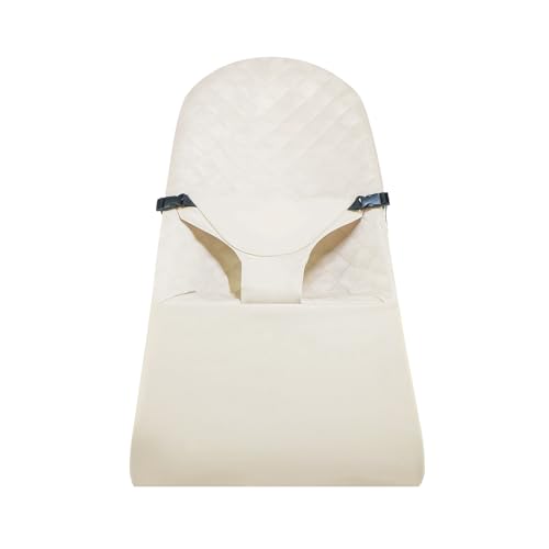 Fabric Seat for Bouncer Replacement Cover for Baby Bjorn Bouncer Bliss Soft Breathable Machine Washable (Beige Cover Only)