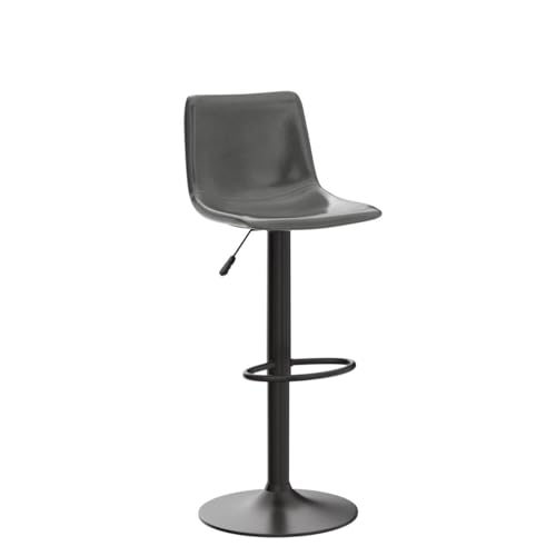 Image of Waleaf Adjustable Bar Stools Set of 2, Modern Faux Leather Swivel Barstools