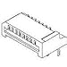 Molex Flex Cable Connector,PCB Mount,9 Contacts,Number of Contact Rows:1,pc Tail W/retnn Terminal,Locking Rohs Compliant: Yes - 52807-0910
