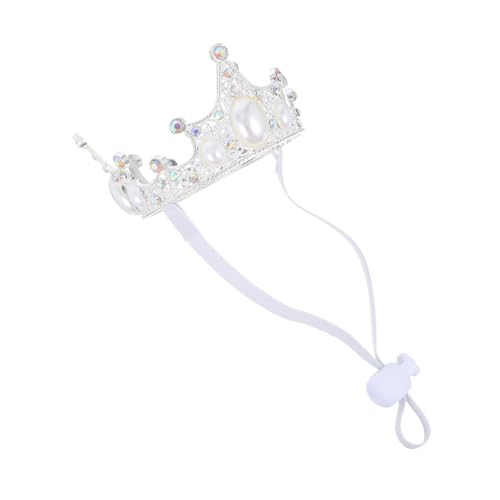 Toddmomy Dog Princess Crown Hat Glittering Headband for Small Pets Pet Costume Accessory for Birthday Parties Weddings and Seasonal Celebrations Comfortable