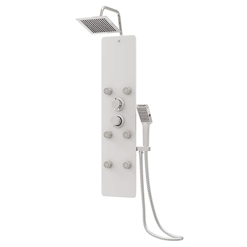 vidaXL Duschpaneel Duschsystem Duschset Regendusche Duscharmatur...