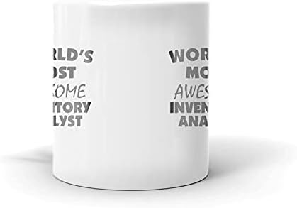 Miniatura 3 de World's Most Awesome Inventory Analyst Coffee Tea Ceramic Mug Birthday Gift for Purchasing Manager Best Mug for Inventory Manager Seller Mug for