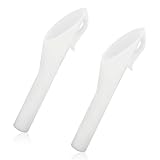Eponcia 2PCS Capless Gas Tank Fuel Funnel for Automotive Use, Fuel Gas Filler Funnel Tube 8U5A-17b068-EB 1782177 for Ford, Leak Proof Change Oil Funnels Neck Sleeve Replacement for Cars Accessories