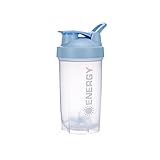 Prepara batidos de proteínas o bebidas antes del entrenamiento en cuestión de segundos; Mezcla en casa, en el gimnasio o donde sea que te lleven tus entrenamientos.