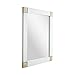 Head West Tea Glass Rectangle Mirror, 25-Inch by 31-Inch