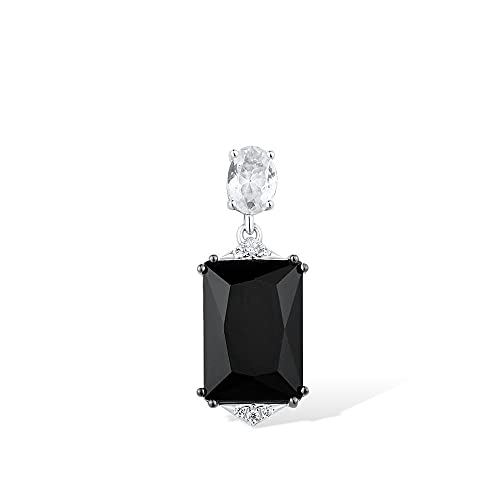 Bijoux fins d'exception : pendentif pour femmes en verre noir