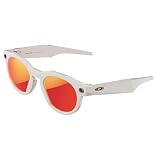 Oakley Meta HSTN Gafas IA para Hombre, Mujer — Gafas Deportivas y de Estilo de Vida — Cámara 12 MP, Video 60fps, Open-Ear Audio, Meta AI — Montura Negra, Lentes Prizm Ruby