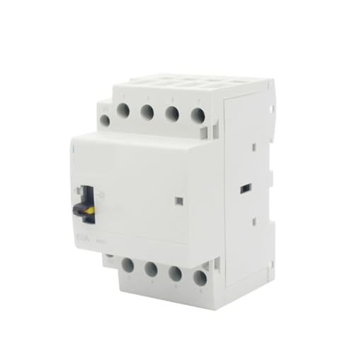 Contactor modular de CA doméstico 4P 63A 220V interruptor manual carril Din 2NO 2NC 2
