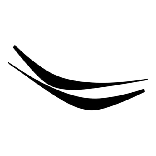 beler Black Front Headlamp Headlight Eyelid Eyebrow Sticker Decor Trim Fit for Toyota Corolla 2019-2022