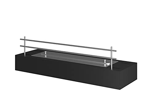 Cheminée bioéthanol FIREBOX60 Bioéthanol Noir 60 x 19 x 17,2 cm