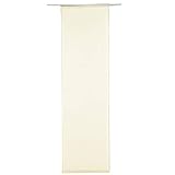 JEMIDI Cortina de Panel corredera - Visillo Individual Completo con Kit de Montaje para Ventana Dormitorio salón Cocina - Estilo japonés 60 x 245 cm