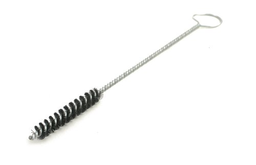 Brush Research 84 Spiral Twist Brush, Nylon 6/12, Single Stem, 5/16" Diameter, 0.008" Wire Diameter, 6" Shank Length, 8" Length, Hand Brush (Pack of 12)