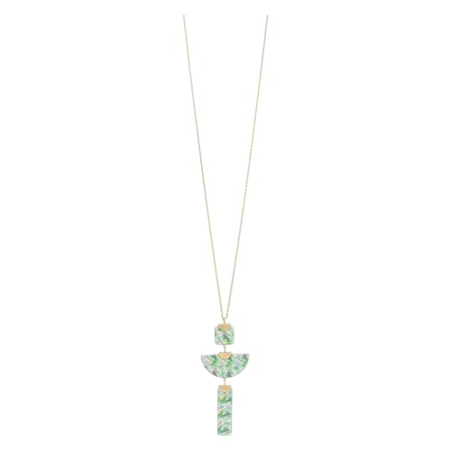 80+5cm / 11,5 Collana lunga con pendente stampa python