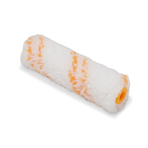 Hamilton for The Trade 7 Piece Medium Pile Paint Roller Set with Tray, 4", White/Orange/Blue