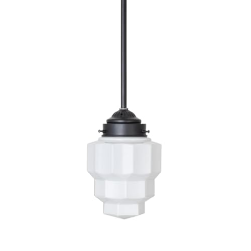 Lampe Suspendue Empire Moonlight suspension verre Art Deco Trade salon