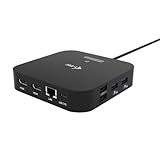 GLAN-Ethernet prend en charge des vitesses réseau de 10/100/1000 Mbit/s et offre une connexion Internet robuste et rapide. Prise d'entrée et de sortie audio combinée de 3,5 mm pour une connexion facile du casque ou des haut-parleurs.