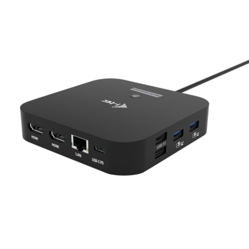 Station d'accueil i-Tec USB-C Dual HDMI avec Power Delivery 100W