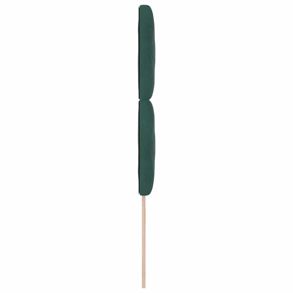 Cabecero de terciopelo verde oscuro 90 cm ajustable con iluminación RGB para cama cabecero funda de cama materiales de alta calidad diseño moderno para dormitorio decoración