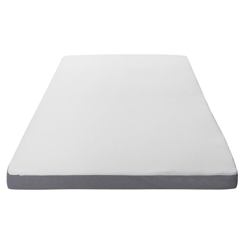 Materac nawierzchniowy biało-szary memory foam 160 x 200 cm Slumber
