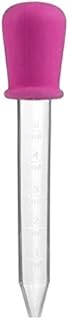W-SHUFANG, Pipeta de Silicona de 5 ml, cuentagotas líquida, plástico, alimentación for bebés, gotero, Cuchara, bureta, Utensilios for bebés (Color : Rosado)
