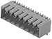 Terminal Block, Header, 3.5 mm, 3 Positions, 10 A, 300 V, Through Hole Right Angle